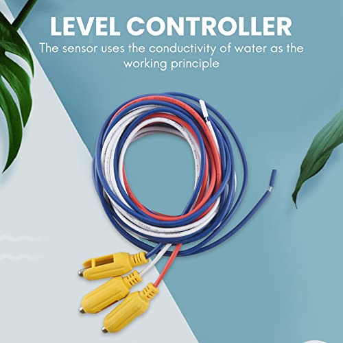 Micvtve 1.5M/ 2.5M/3.5M (Un Grupo De 3 Colores) Controlador De Nivel De Agua, Controlador De Nivel Tres Sonda Cabeza Del Sensor De Inducción De Control De Nivel De Agua Del Tanque