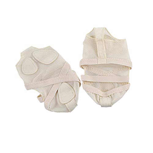 Milisten 1 par de Zapatos Líricos para Mujer Zapatos de Tanga de Pie Descalzo Ropa Interior para Danza del Vientre Gimnasia Yoga Ballet Latino Talla XL