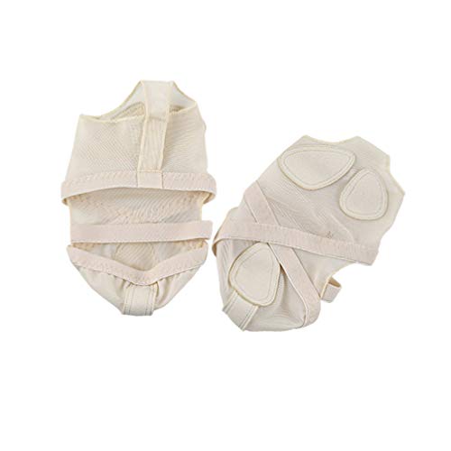 Milisten 1 par de Zapatos Líricos para Mujer Zapatos de Tanga de Pie Descalzo Ropa Interior para Danza del Vientre Gimnasia Yoga Ballet Latino Talla XL