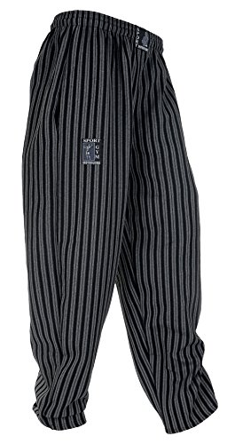 millionen-olly - Pantalón deportivo - Rayas - para hombre gris schwarz-grau, gestreift