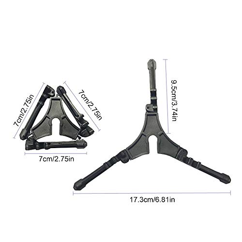 MiOYOOW Soporte de depósito de gas, estabilizador de bidón de combustible, soporte de bidón de gas, plegable, estantería de botella de cocina para camping