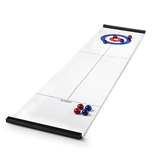 Miquelrius - Juego de Mesa Curling , Pista Enrollable , De 2 a 8 Jugadores , A partir de 6 años