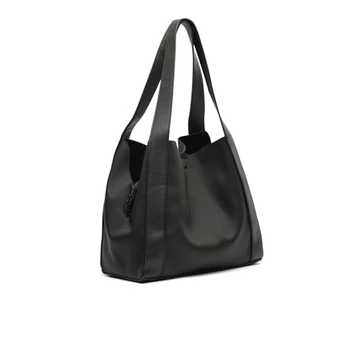 MISAKO Nataly bolso de hombro mediano - Bolso de mujer de moda - Bolsos casual s diario y fiesta Nataly Negro 28 X 33 X 15 cm