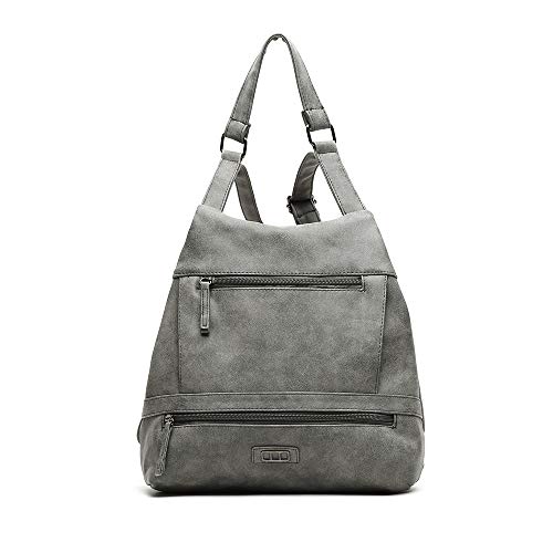 MISAKO Nili mochila antirrobo - Mochila antirrobo - Bolso mochila de mujer casual pequeña y espaciosa Nili Gris 29 X 32 X 10 cm