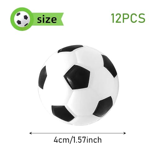 MisFun 12 Piezas Pelotas Antiestres Stress Ball, 4CM Mini Pelotas Deportivas, Bolas Antiestres Pelota Blanda Juguete Antiestrés para Adultos para Aliviar la Ansiedad para Liberar el Estrés