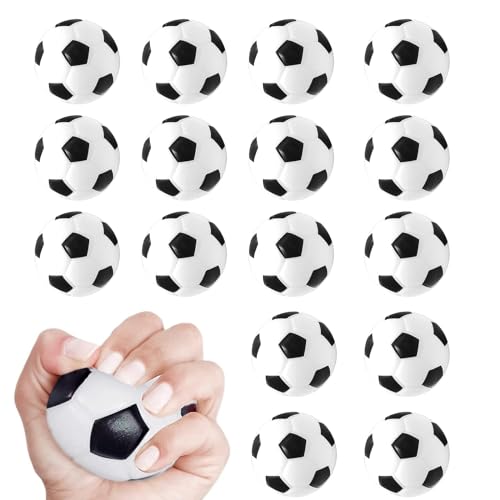 MisFun 12 Piezas Pelotas Antiestres Stress Ball, 4CM Mini Pelotas Deportivas, Bolas Antiestres Pelota Blanda Juguete Antiestrés para Adultos para Aliviar la Ansiedad para Liberar el Estrés