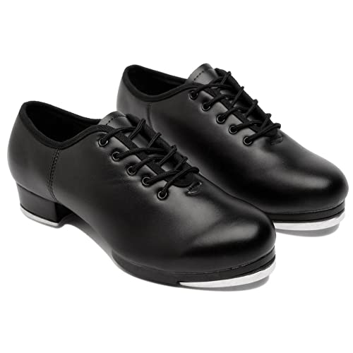 MISOYER Grifo,Zapato Baile claqué Jazz con Suela Partida | Equipo Baile para Mujeres y Hombres Calzado claqué Jazz para Adultos