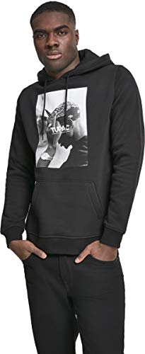 Mister Tee Sudadera con Capucha de la Marca, diseño de 2Pac, Color Negro, Hombre, MT338, Negro, XX-Large