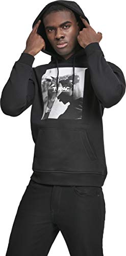 Mister Tee Sudadera con Capucha de la Marca, diseño de 2Pac, Color Negro, Hombre, MT338, Negro, XX-Large