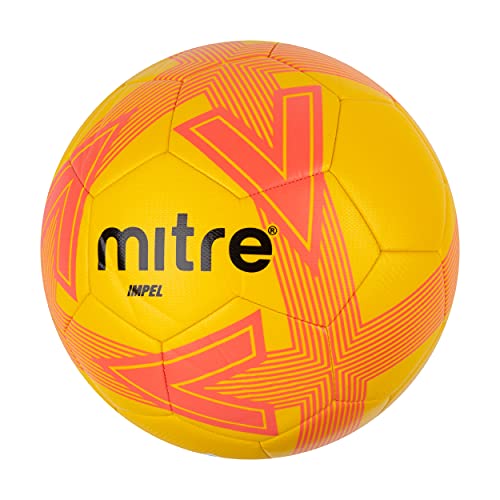 Mitre Balón de fútbol Impel, Amarillo/Mandarina/Negro