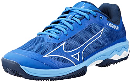 Mizuno Wave Exceed Light CC, Zapatillas de Tenis Hombre, Azul, 44.5 EU