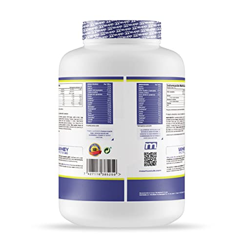 MM SUPPLEMENTS - Whey Protein80-2 Kg - Fresa y Plátano - Suplemento Deportivo Puro de Calidad - Proteína Whey - Con Lacprodan de Arla y Suero de Leche - Ayuda a Aumentar la Masa Muscular