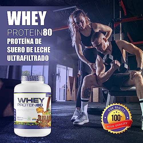 MM SUPPLEMENTS - Whey Protein80-2 Kg - Jurassic Choc - Suplemento Deportivo Puro de Calidad - Proteína Whey - Con Lacprodan de Arla y Suero de Leche - Ayuda a Aumentar la Masa Muscular