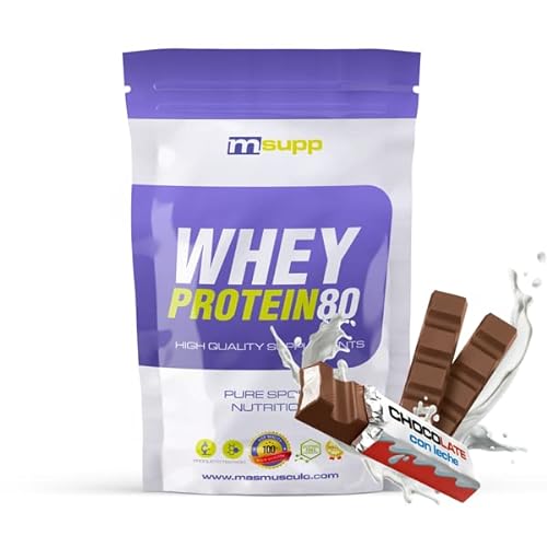 MM SUPPLEMENTS - Whey Protein80-500 g - Choco Milk - Suplemento Deportivo Puro de Calidad - Proteína Whey - Con Lacprodan de Arla y Suero de Leche - Ayuda a Aumentar la Masa Muscular