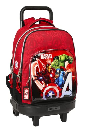 MOCHILA GDE. C/RUEDAS COMPACT EXTRAIBLE AVENGERS "INFINITY"