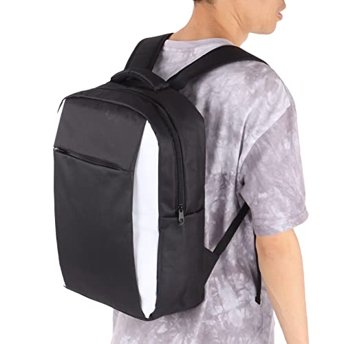 Mochila para Consola de Juegos, Estuche de Viaje Impermeable a Prueba de Golpes de Tela de Nailon, Auriculares Y Accesorios para Juegos