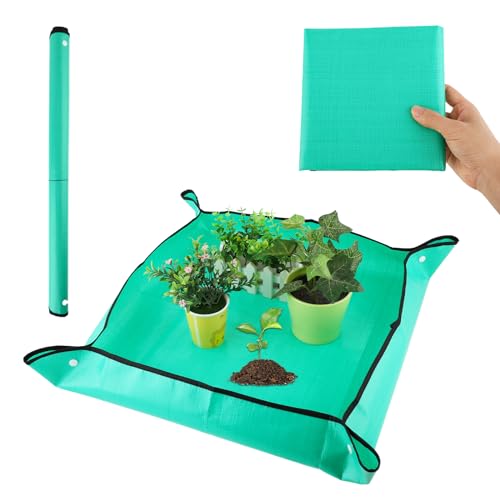 Molain Tapete De Jardinería para Plantas De Interior Tapete De Trasplante De Plantas Plegable Impermeable Tapete De Jardinería para Macetas Tapete para Macetas De Suculentas Tapete De Jardinería