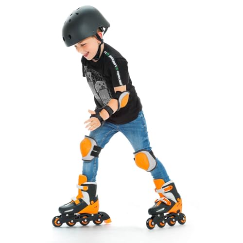 MOLTO | Patines 4 Ruedas en Linea Naranja | Patines para Niños | Patines Evolutivos Infantiles | Patinaje Unisex | Juguetes Educativos para Niños | Niños a Partir de 36 Meses