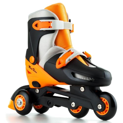 MOLTO | Patines 4 Ruedas en Linea Naranja | Patines para Niños | Patines Evolutivos Infantiles | Patinaje Unisex | Juguetes Educativos para Niños | Niños a Partir de 36 Meses