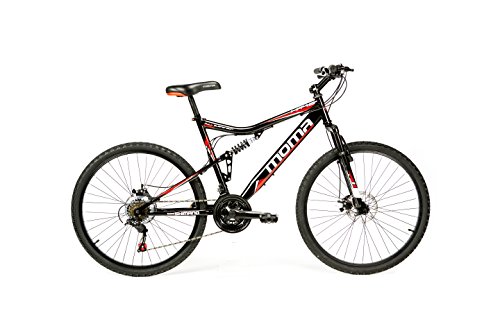 Moma - Bicicleta Montaña Mountainbike 26" BTT Shimano, Doble Disco y Doble suspensión