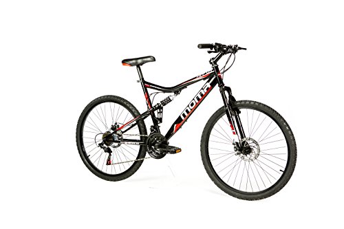 Moma - Bicicleta Montaña Mountainbike 26" BTT Shimano, Doble Disco y Doble suspensión