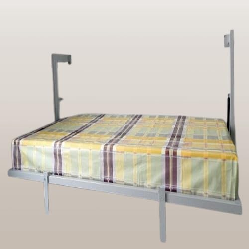 Monarka Cama abatible Horizontal ECOLOGIT (105X190 CM, Metal Blanco)