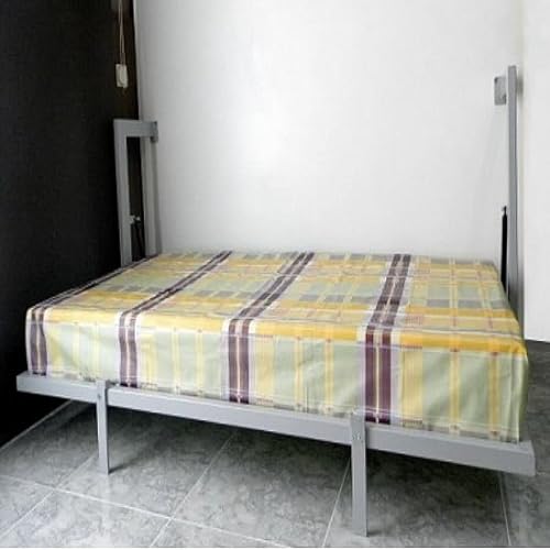 Monarka Cama abatible Horizontal ECOLOGIT (120X200 CM, Metal Gris)