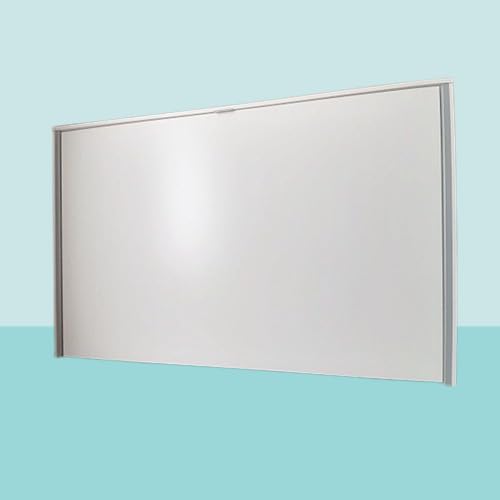 Monarka Cama abatible Horizontal MK1, Metal y Base Blanco. (90x190 cm, Frente Cama Blanco)