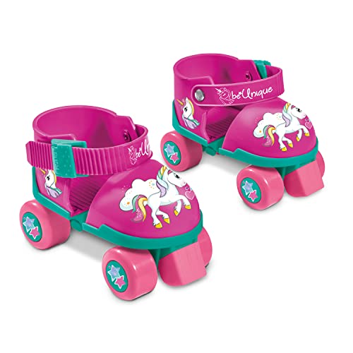 Mondo Motors- Mondo Toys Ruedas Ajustables Niños, Talla del 22 al 29-28511 Unicorn Bolsa Patines+protección Unicornios T/22-29, Color Rosa (28511)