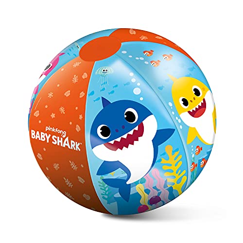 Mondo Toys - BABY SHARK Beach Ball - Balón de playa y agua – Pelota Hinchable ø 50 cm - Ideal para niño/niña - 16890