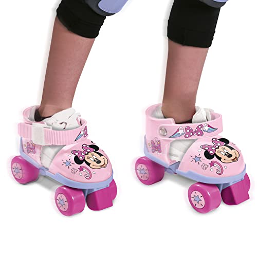 Mondo Toys - Patines de Ruedas Ajustables Minnie Disney para Niños, Talla del 22 al 29-28701