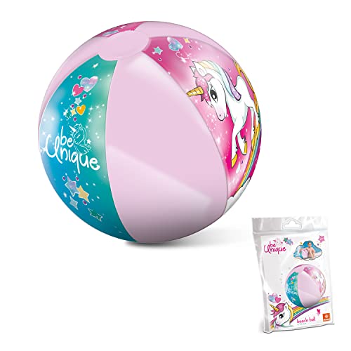 Mondo Toys - UNICORN Beach Ball - Balón de playa y agua – Pelota Hinchable ø 50 cm - Ideal para niño/niña - 16779