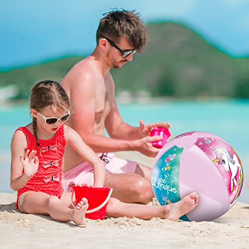 Mondo Toys - UNICORN Beach Ball - Balón de playa y agua – Pelota Hinchable ø 50 cm - Ideal para niño/niña - 16779