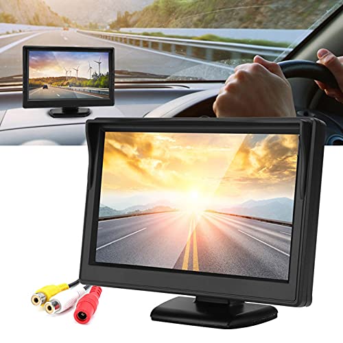 Monitor, cámaras de visión Trasera LCD de Alta definición, Monitor LCD TFT de 5 Pulgadas, luz de Fondo para automóvil