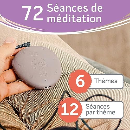 Morfeo Zen - Rodillo de meditación para relajarse en un Instant - Antiestrés, Relajación Profunda, Nómada - 700.000 clientes (Español con auriculares)