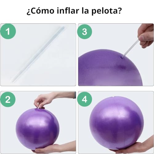 MOSFITO 2 Unidades| Pelota Gimnasia Ritmica Niña | Pelota Pequeña Pilates | Pelota Yoga | Gimnasia Ritmica Accesorios | Balon De Gimnasia Ejercicios |