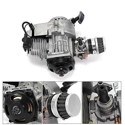 Motor 49CC/47CC Dirt Bike Cross Pocketbike Mini ATV Quad Scooter Pullstart Motor Quad Infantil Mini Transmisión Carburador