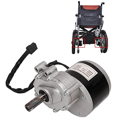 Motor de Silla de Ruedas eléctrica, Motor de Silla de Ruedas de 250 W 24 V Motor de Engranaje de Silla de Ruedas de Alta torsión Cepillado de CC para Silla de Ruedas eléctrica