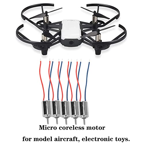 Motor sin Núcleo, DC 4.5V 0.12A Micro Motor sin Núcleo para Aviones Modelo, Juguetes Electrónicos, 4mmx8mm