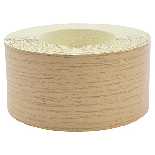 Mprofi MT® 5m Rollo-Cinta de Melamina Con Adhesivo Termofusible, Borde para Estantes, Tablero de Construcción de Muebles, para Planchar-Roble Real 45mm