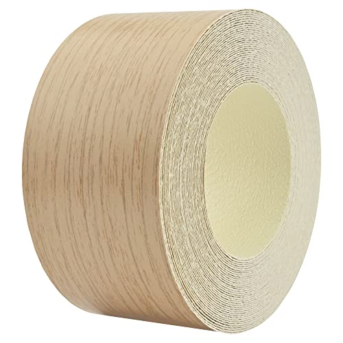 Mprofi MT® 5m Rollo-Cinta de Melamina Con Adhesivo Termofusible, Borde para Estantes, Tablero de Construcción de Muebles, para Planchar-Roble Real 45mm