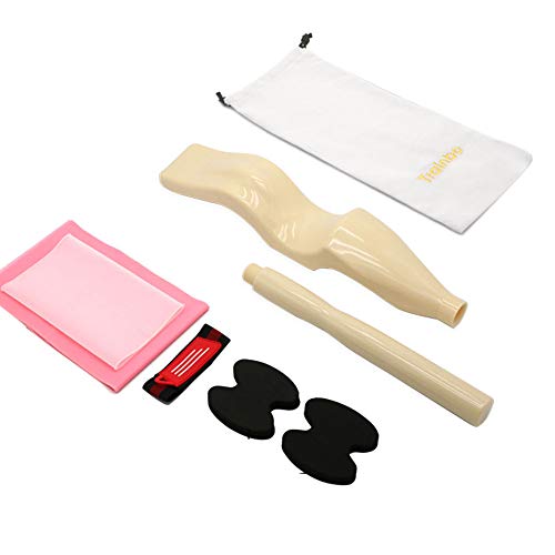 MSHK Ballet Foot Stretcher, Ligament Stretch Shaper, Estiramiento De Pierna Reforzador con Banda Elástic A para Danza Gimnasia Alegría,Blanco