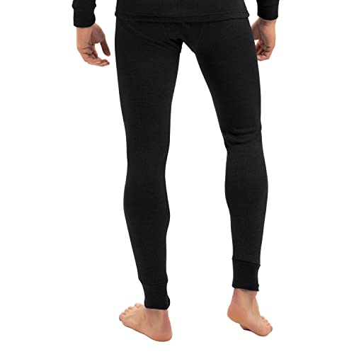 MT Calzoncillos de esquí y térmicos para hombre, Negro , L