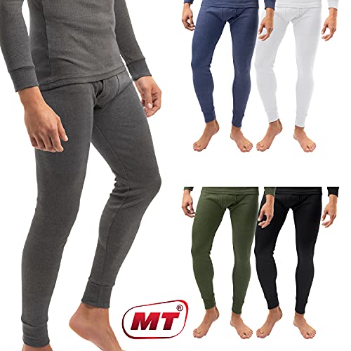 MT Calzoncillos de esquí y térmicos para hombre, Negro , L