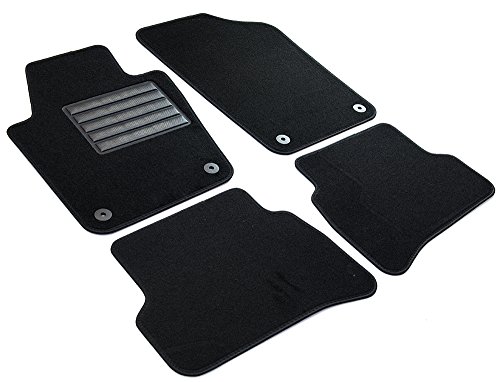 MTM SP-3748 Alfombrillas a Medida en Velour para Volkswagen Polo V (6R) 05.200909.2017 / Seat Ibiza 2008 05.2017 / Skoda Fabia III 2014