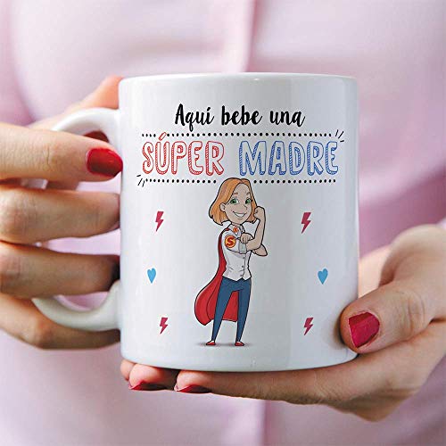 MUGFFINS Tazas para Super Familiares (Madre)