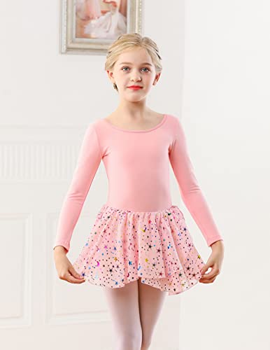 Mulnall Ballet de Niñas Leotards Gimnasia Tutú Vestidos de Danza para Niña Maillot de Danza Ropa de Ballet（EU40421-08-M）