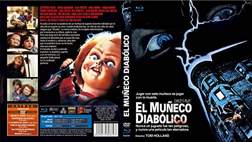 Muñeco Diabolico BD + DVD de Extras + Slip Cover 1988 Child's Play [Blu-ray]