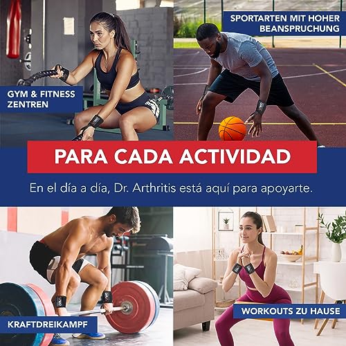 Muñequeras Gym Levantamiento Pesas - Muñequeras CrossFit Padel Fitness Calistenia - Muñequera Deportiva con Costuras Reforzadas y Agarre Pulgar - Ideal Halterofilia Powerlifting Gimnasio [1 Par Negro]