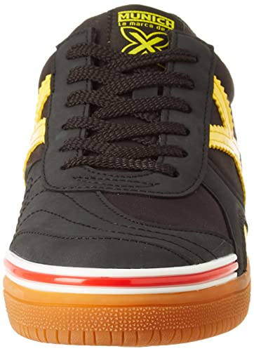 Munich Gresca, Zapatillas Unisex adulto, Black Yellow, 42 EU